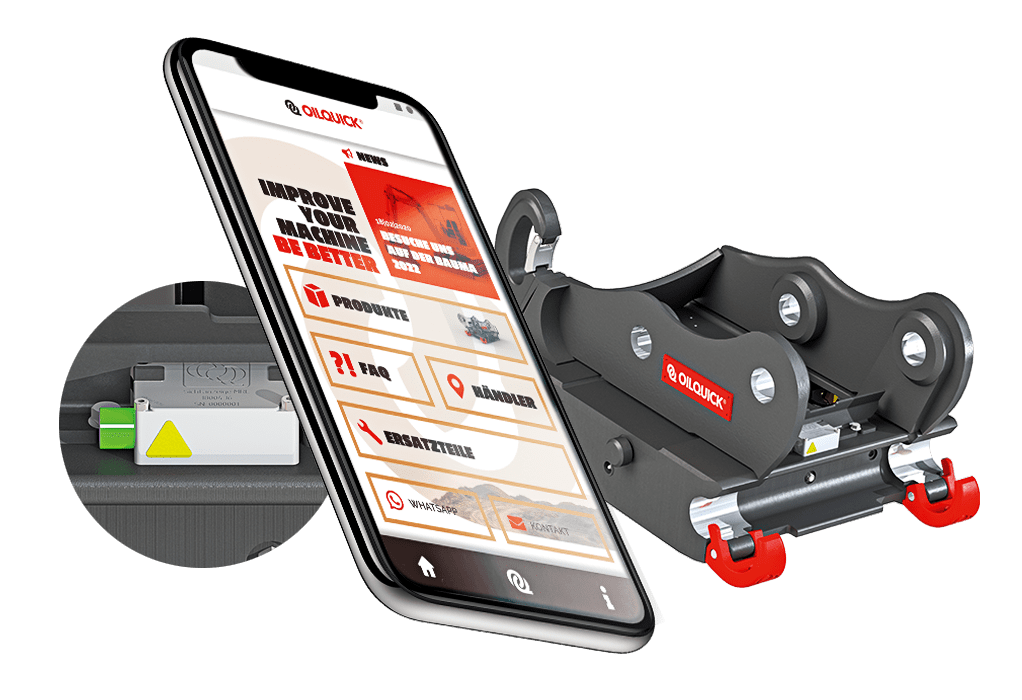 OilQuick Deutschland Smartphone Wechsler
